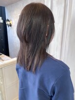 キャアリー(Caary)&nbsp;福山人気20代30代髪質改善ストレートレイヤーセミロング骨格補正