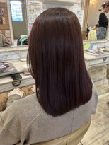 フゥカ 売市店(fuka)&nbsp;【 ブリーチなしカラー 】ピンクラベンダー × 髪質改善　八戸