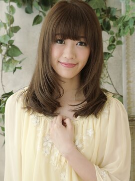 と和×美髪クリニック 巣鴨店 ツヤ感と清らかさが共存した揺れ感内巻きセミロング 巣鴨店