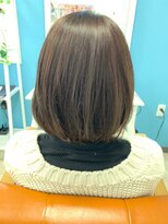 アラワラブルー(arrawarra blue)&nbsp;シンプルボブヘアー/20代/30代/40代/50代/倉敷/白楽町