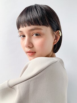 ヴェルダ 池袋店(verda) アットラインボブ×ナチュラルダークブラウン＊fukuda