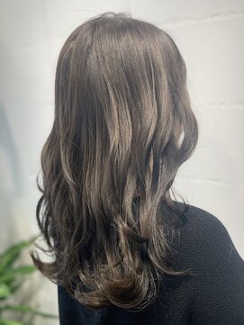 シェル 吉祥寺(shell) 極細ハイライト_アッシュベージュ