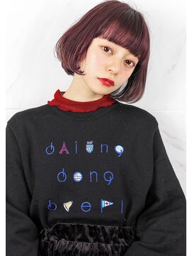 ガリカ 渋谷(Gallica) ベリー×グレージュカラー☆スタイリッシュbob