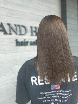 アンドヘアー(AND HAIR) ツヤカラー