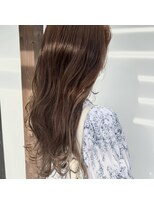 サラジュ 西宮北口店(SARAJU) ■ブリーチなし明るめベージュカラー/ロング 【村上 陽菜】