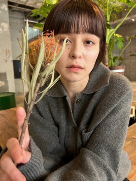 ムード カナザワ(mood kanazawa) ワイドバンク×小顔ボブ