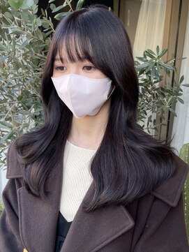 ユニ 表参道(uni) 【ユニ】韓国くびれヘア/ラベンダーグレージュ