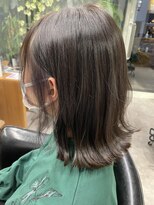シェル 吉祥寺(shell)&nbsp;グレージュカラー/ボブウルフ/黒髪/ココアベージュ