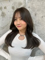 シーシンジュク 新宿南口(Sea shinjuku)&nbsp;韓国風前髪×ショコラアッシュ【髪質改善/ふんわりカール/新宿】