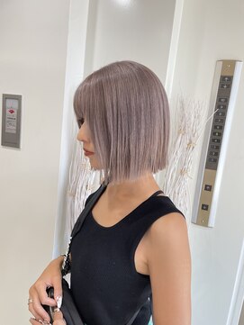 ループ(LOOP) ミニボブ×ミルクティーベージュ