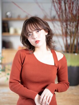 アーツオファ 町田(arts ofa) 【artsofa町田】モノトーンベージュ/外はね/ふわふわ