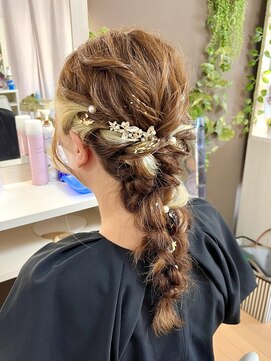ジェネータ 新横浜店(GENETA) 編みおろしヘア【新横浜/ヘアセット】