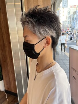 アヴァンス 天王寺店(AVANCE.) 【松元担当】メンズフェイスフレーミング×シルバー