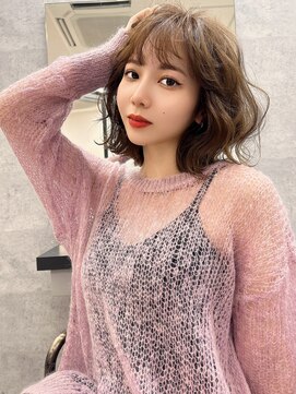 リリー(Lilley) 【lilley 稲永麻衣】ふんわりボブ+天神韓国ヘア