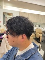 ヘアーメイク ニューヨーク 千駄木店(Hair Make NEWYORK) メンズ細かめパーマスタイル