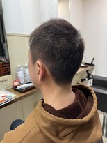 コアフィールフィス(COIFFURE fils)&nbsp;《見附　今町》メンズ　ベリーショート　ナチュラルカラー
