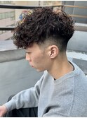 大人男髪/スペインカール/八王子駅/メンズパーマ