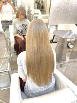 グラマシー アレックス(Gramercy alex) 縮毛矯正履歴ブロンドカラー