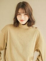 エンタク 新宿(enntaku)&nbsp;マロンベージュ/Aラインボブ/かきあげ/インナーカラー[新宿駅]