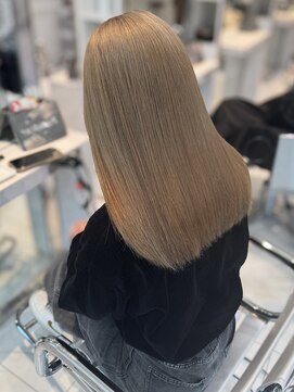 ヘアーアンドメイク ニューヨークニューヨーク 姫路店(Hair&Make NYNY) オレンジ味のないブロンドカラー
