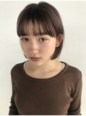 【低ダメージケアブリーチのキャラメルベージュ】透け感ベージュ