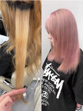 ロテ 名古屋 名駅店(Lote.) ホワイトグレージュ/デジタルパーマ/チェリーブラウン/名古屋