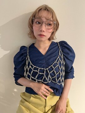 アヴァンスクロス あべのルシアス店(AVANCE.CROSS) ミディアムヘア/デザインカラー/ブリーチ/ダブルカラー