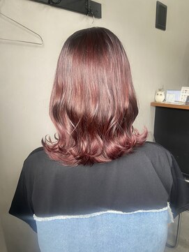 カンナカンナ 三佐店(cannaCANNA) ＊ツヤ感たっぷり！秋カラー×カシスレッド＊