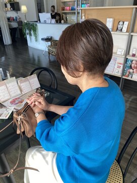 ココロヘアー ウィル 半田山店(Cocolo hair Will) 丸みショート×柔らかブラウン