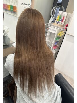 ラピス 横浜(Lapis) ブラウンカラープチブラエクステ髪質改善