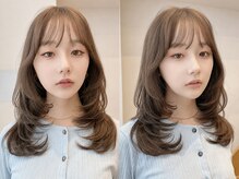 最新韓国ヘアトレンドを取り入れた洗練スタイルをご提案！［レイヤーカット/ハッシュカット/顔周りカット］