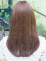 トレ(TRE)&nbsp;TRE南流山　グレージュブラウン透明感カラーセミロングレイヤーp
