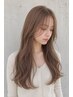【人気No.3】ブリーチなしダブルカラー+保湿トリートメント  ￥13500