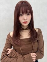 アッシュ 成瀬店(Ash)&nbsp;レイヤーカット×ピンクパープル