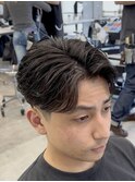 フェザーパーマセンターパートシャドウパーマサーフカール