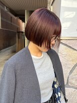 ビーハイブ 仙台駅前店(Behive)&nbsp;ミニボブ/ボブ/レッドブラウン/暖色/20代30代