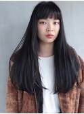 シンプルなストレートロングhair