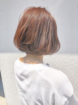 ヘアーアンドアトリエ マール(Hair&Atelier Marl) 【Marl】キャロットオレンジカラーの無造作ボブ♪