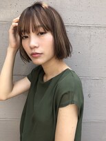 【mee.】ハセガワヒトシ　切りっぱなし柔らかなボブ☆表参道