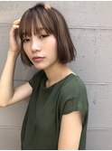 【mee.】ハセガワヒトシ 切りっぱなし柔らかなボブ☆表参道