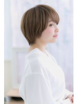 ミック ヘアアンドビューティー 大山店(miq  Hair&Beauty)&nbsp;目力強調★斜めバングのラブマッシュショートb
