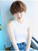 天神【BIRTH】マニッシュショート×くせ毛風パーマ