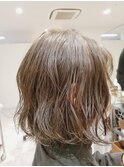 ゆるっとパーマx切りっぱなしBOB