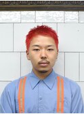 七三オールバックツイストパーマかき上げヘアコンマヘアa6
