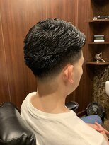 ヒロギンザ 田町店(HIRO GINZA) スキンフェード　サイドグラデーション　七三オールバック　田町