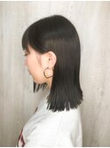 黒髪ストレート
