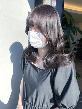 フェーディン(fa/din) 艶髪ラベンダーグレージュ×小顔レイヤー