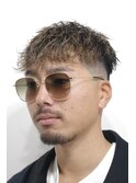 波巻きスキンフェード