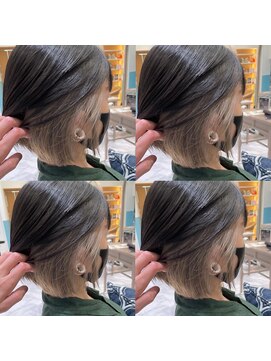 ロンド レグリーズ 立川(Lond leglise) 【槌矢圭悟】インナーカラーボブダークアッシュ