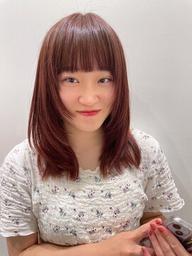 バイオレット ナゴヤ(Violet Nagoya) 小顔カット フェイスレイヤー ミディアムレイヤー ワイドバング